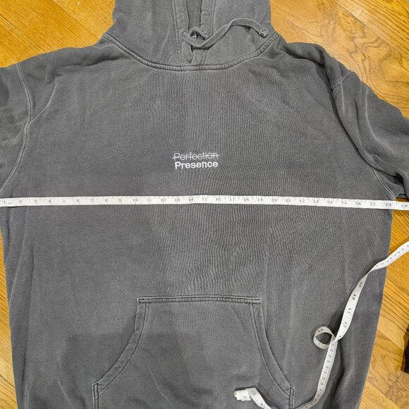 TWLOHA grey hoodie, the world needs your presence not your perfection - Picture 4 of 8